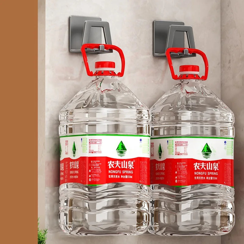 Selbstklebender Edelstahlhalter für Schwämme und Küchentücher