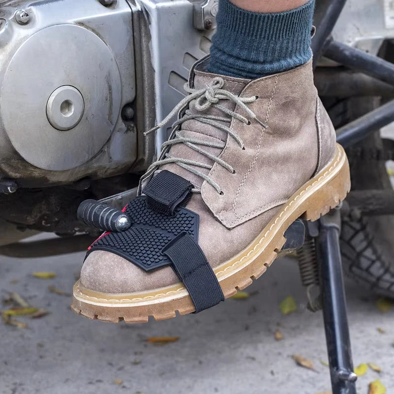 Schalthebelschutz für Motorradschuhe