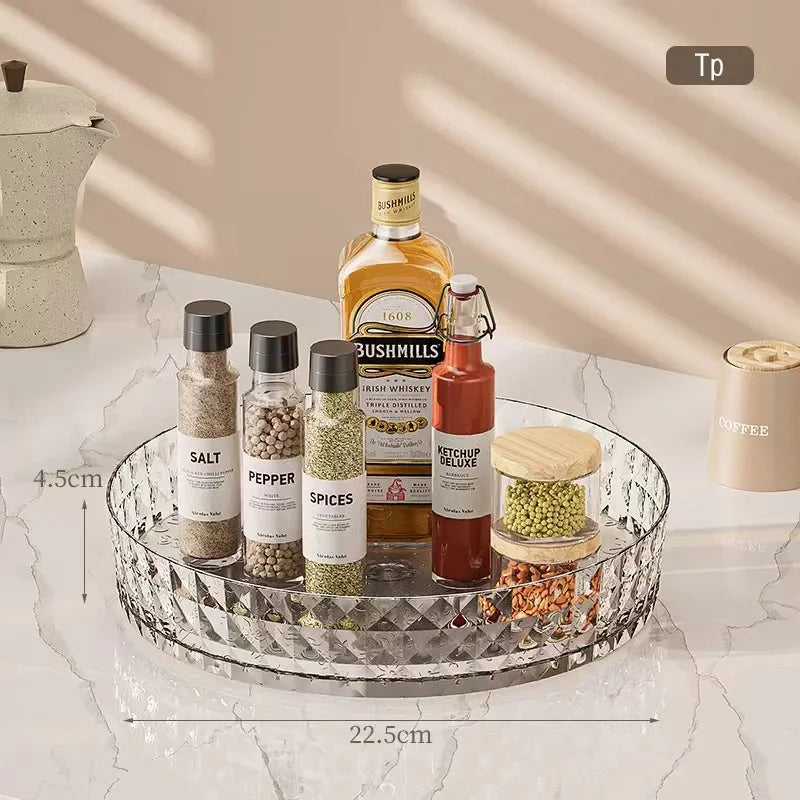 360° drehbares Regal für Gewürze und Utensilien